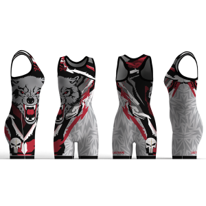 Wolfpack Wrestling Red Women's Racerback Singlet