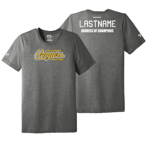 Parkersburg Youth Wrestling Grey Address Of Champions Heat Press T Shirt 2026