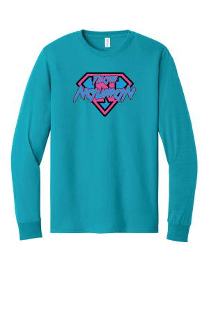 Team Nauman Diamond Heat Press Blue Crewneck