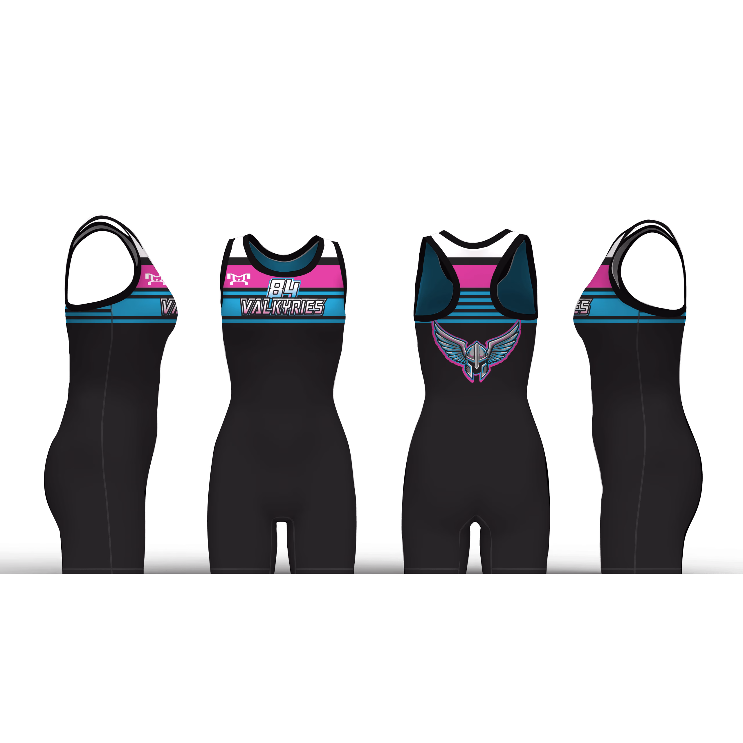 84 Valkyries Wrestling Women's Racerback Singlet
