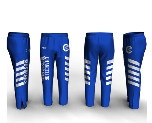 Chancellor MS Mustangs Blue Athletic Pant (Tapered/Zipper)