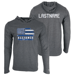 Alliance Wrestling Club Custom Heat Press Long Sleeve Hoodie T-Shirt