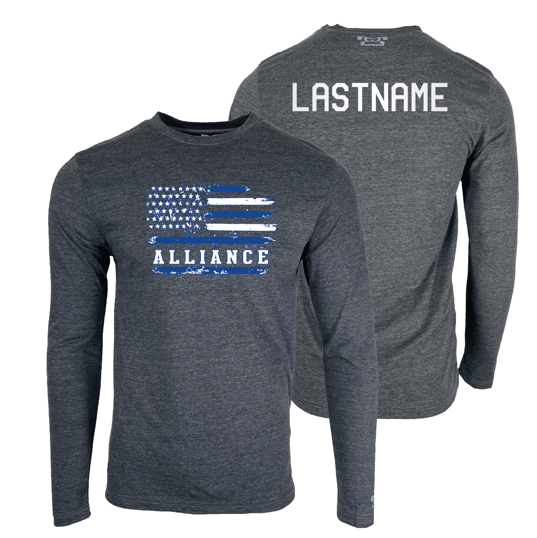 Alliance Wrestling Club Custom Heat Press Long Sleeve T-Shirt