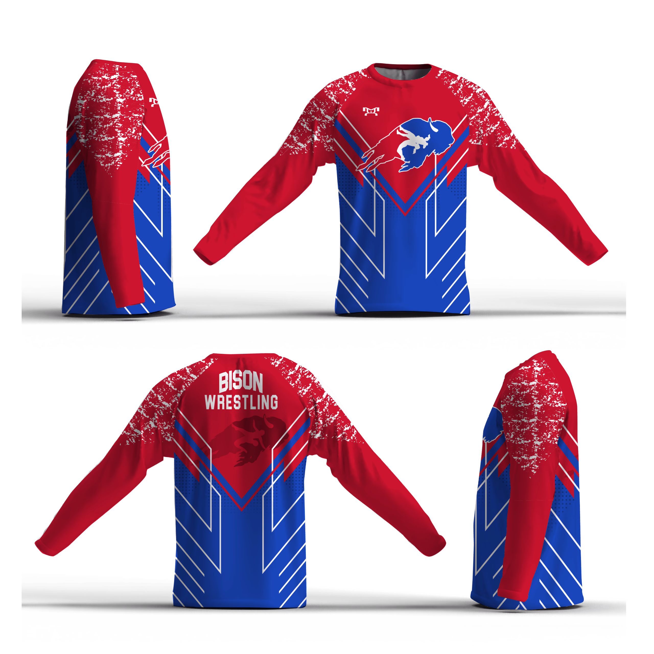 Bison Wrestling Club Loose Long Sleeve Dri-Fit