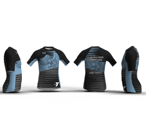 Blue Hill Area Wrestling Black Shoulders Men's Compression Short Sleeve Shirt