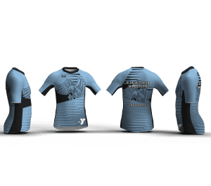 Blue Hill Area Wrestling Columbia Shoulder Men's Compression Short Sleeve Shirt