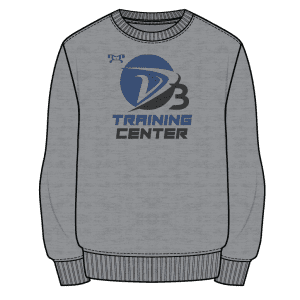 D3 Training Center Sublimated Grey Crewneck