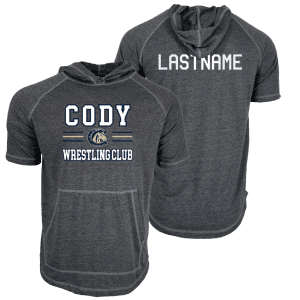 Cody Broncs Wrestling Custom Heat Press Short Sleeve Hoodie T-Shirt