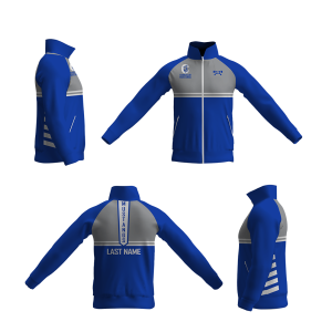 Chancellor MS Mustangs Blue Athletic Full Zip Jacket (Copy)