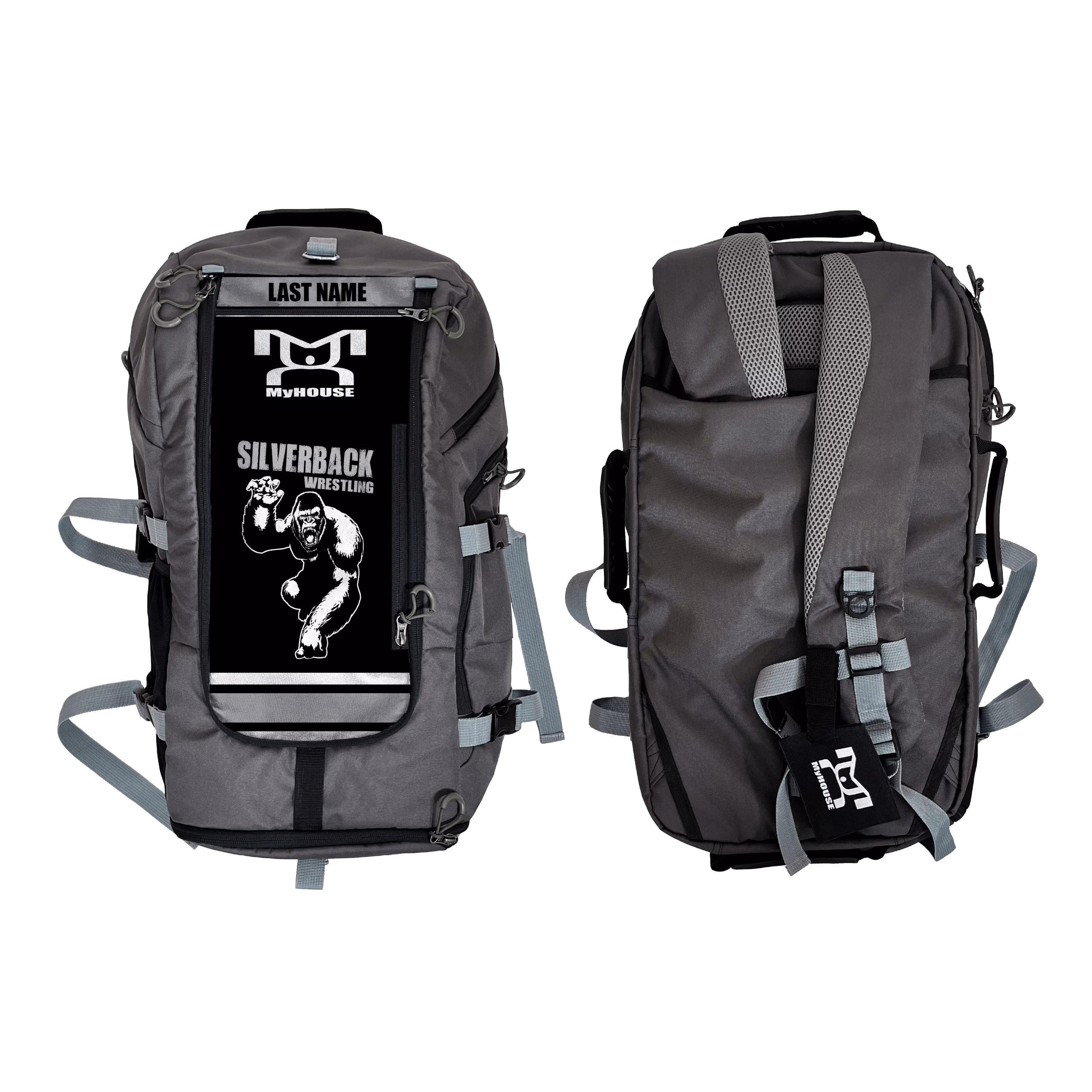 Silverback Wrestling Hybrid Gear Bag (THIS WILL SHIP IN 6-8 WEEKS)