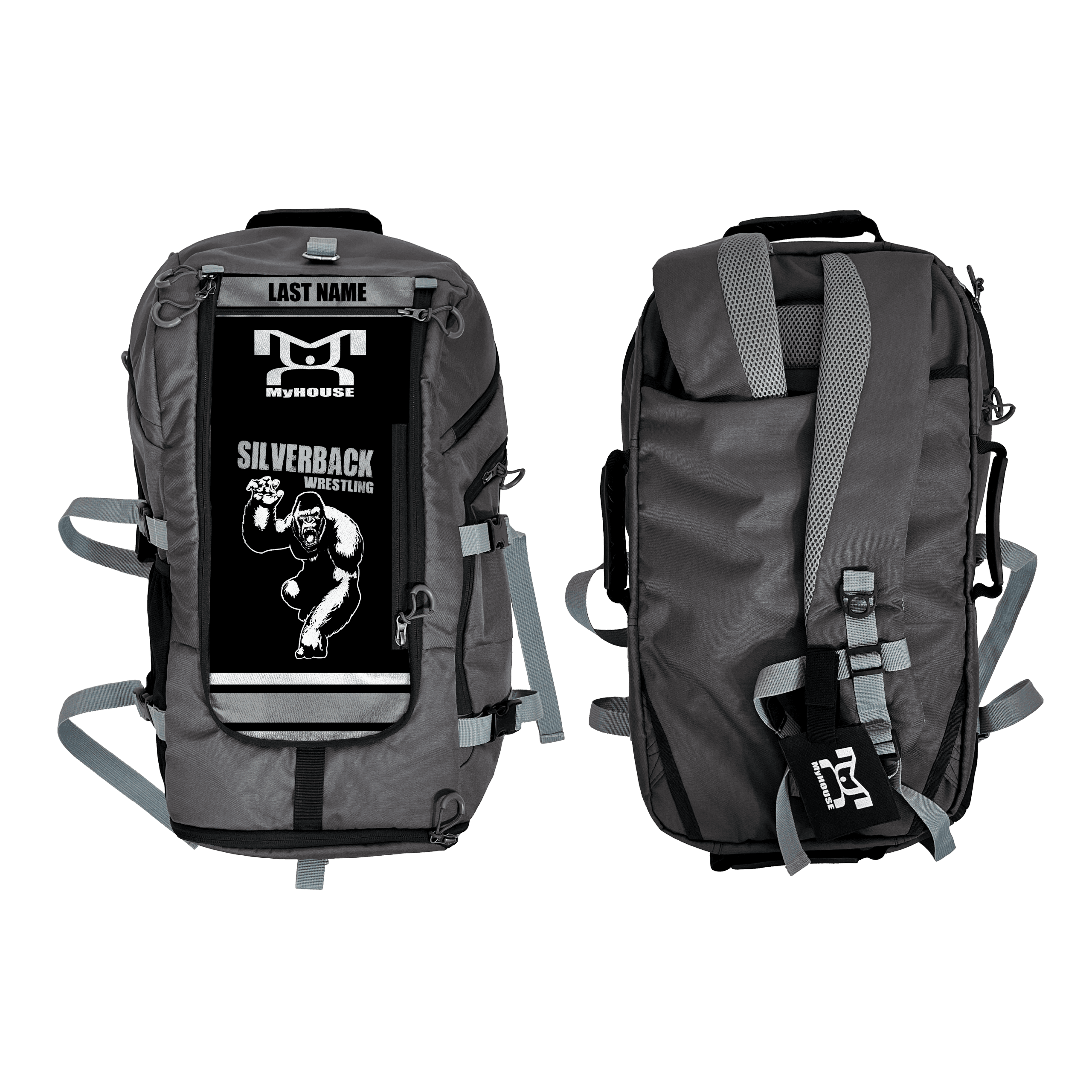 Silverback Wrestling Hybrid Gear Bag (THIS WILL SHIP IN 6-8 WEEKS)