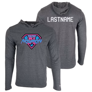 Team Nauman Diamond Custom Heat Press Long Sleeve Hoodie T-Shirt