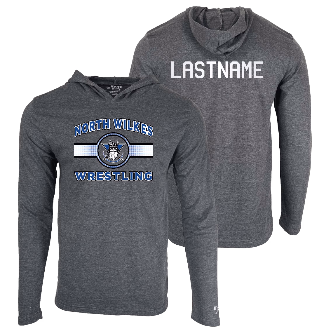 North Wilkes Custom Heat Press Long Sleeve Hoodie T-Shirt 2026
