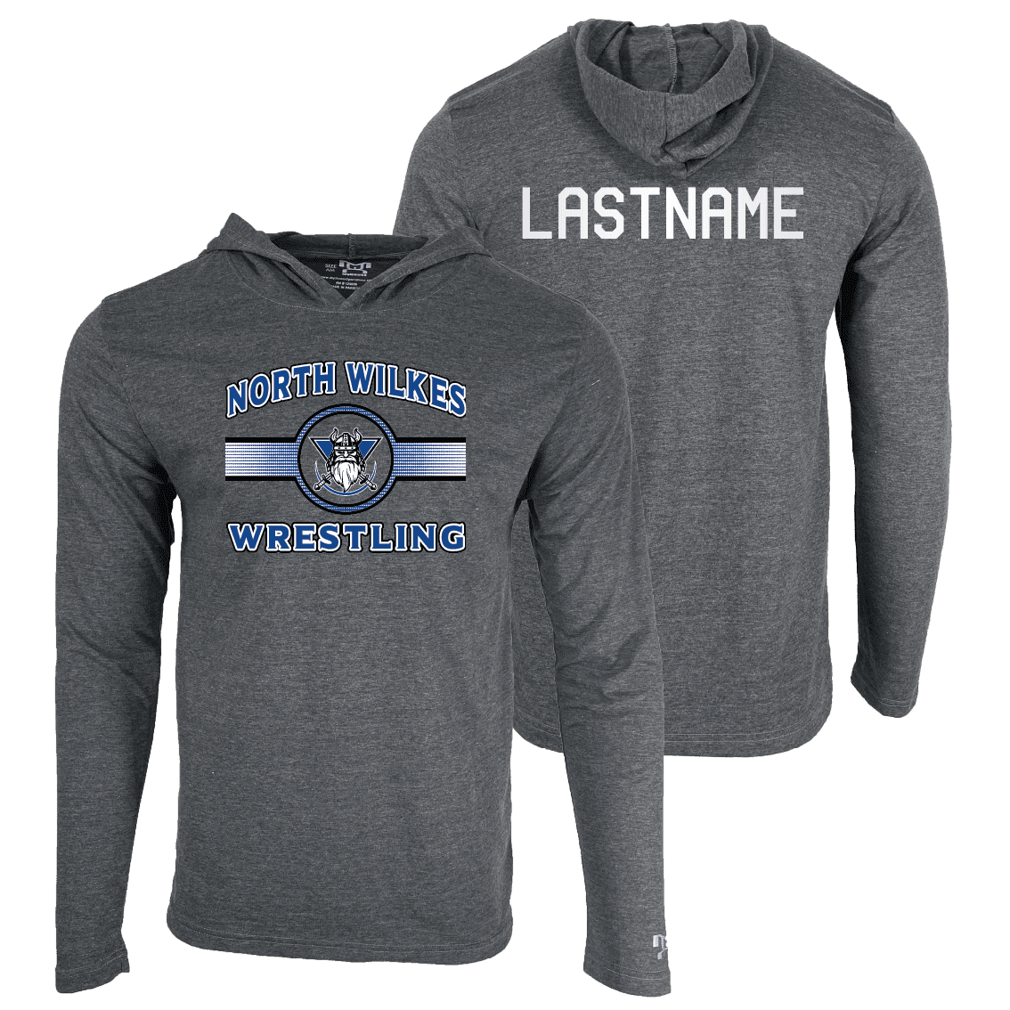 North Wilkes Custom Heat Press Long Sleeve Hoodie T-Shirt 2026