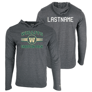 Willits Grappling Pack Custom Heat Press Long Sleeve Hoodie T-Shirt