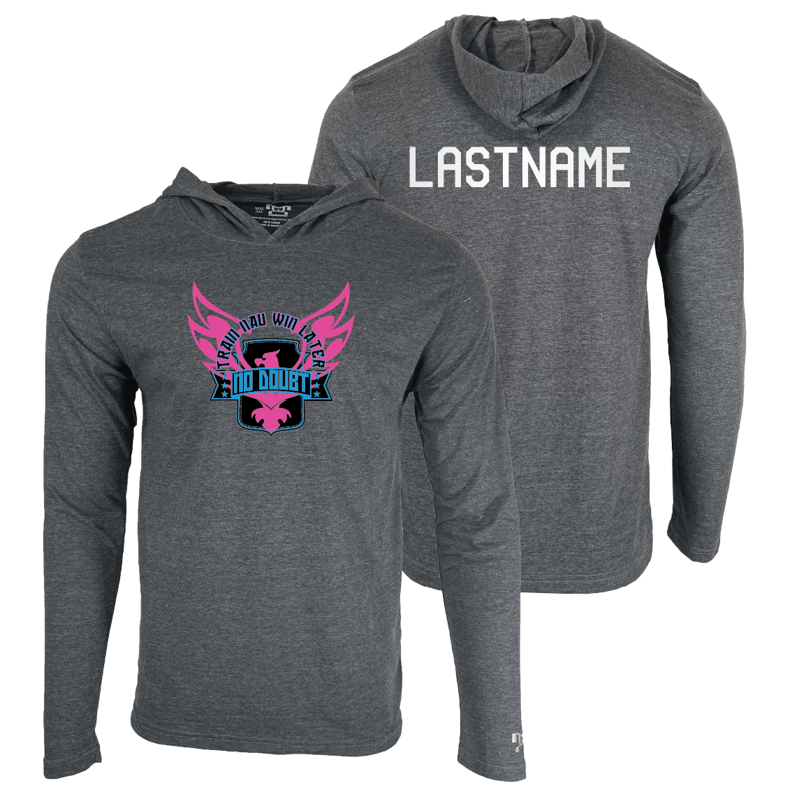 Team Nauman Phoenix Custom Heat Press Long Sleeve Hoodie T-Shirt