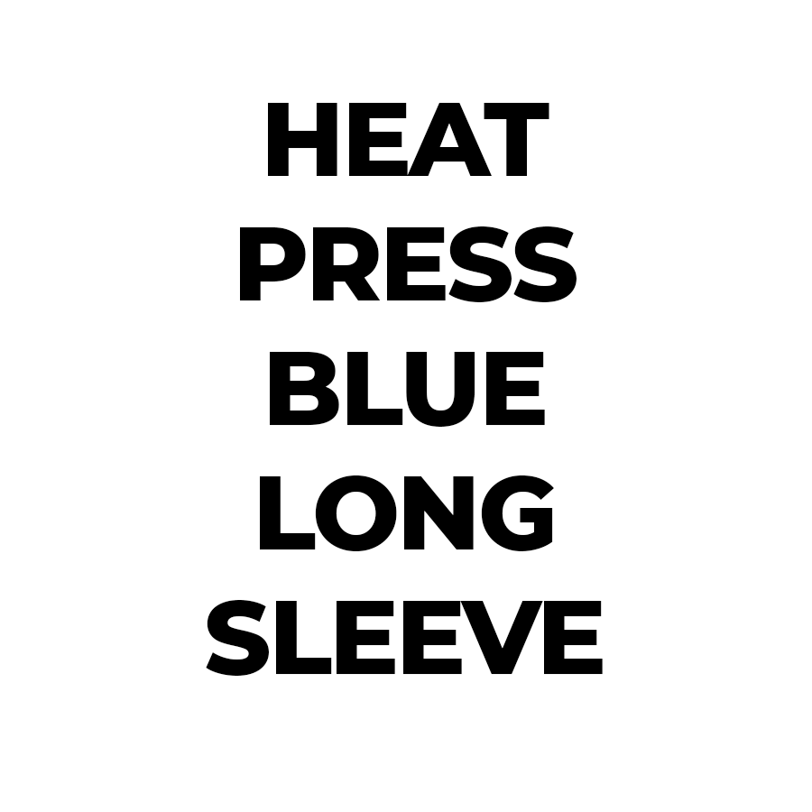 Heat Press Blue Long Sleeve