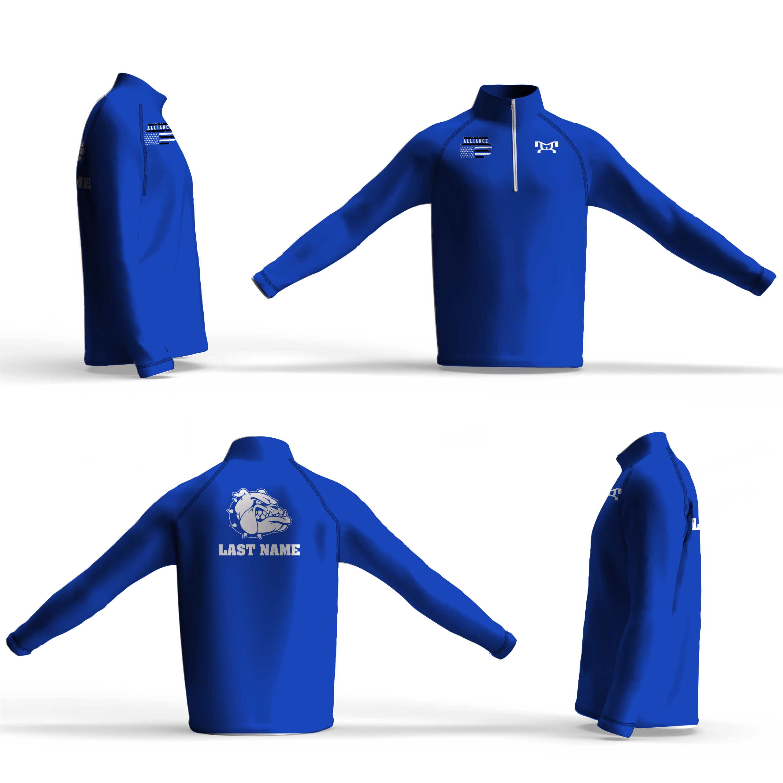 Alliance Wrestling Club Intrepid Quarter Zip