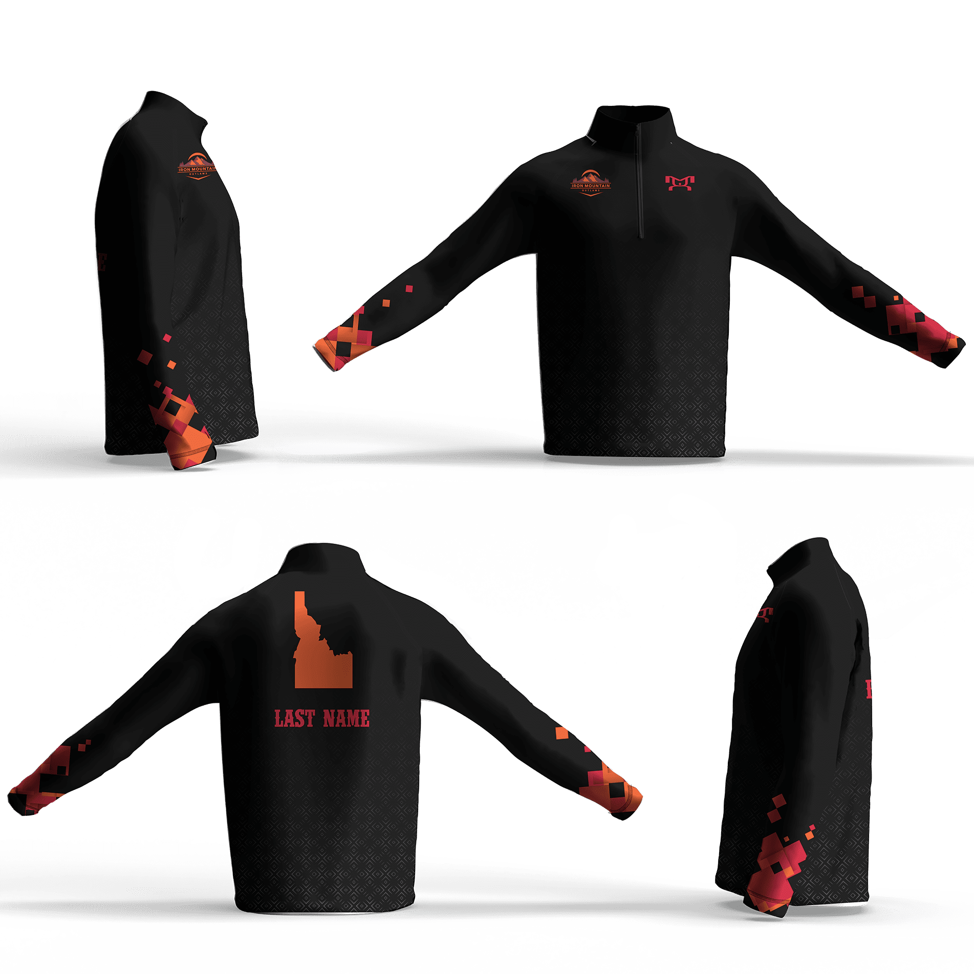 Iron Mountain Outlaws Intrepid Quarter Zip