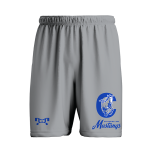 Chancellor MS Mustangs Grey Mesh Short