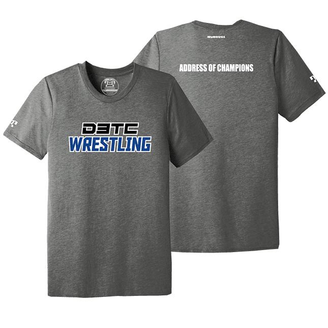 CONTEST D3TC Dark Grey Poly Decal Tshirt