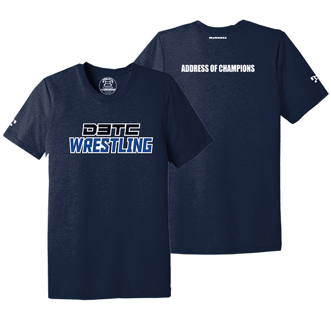 CONTEST D3TC Navy Poly Decal Tshirt