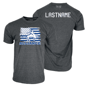 Alliance Wrestling Club Custom Heat Press Short Sleeve T-Shirt