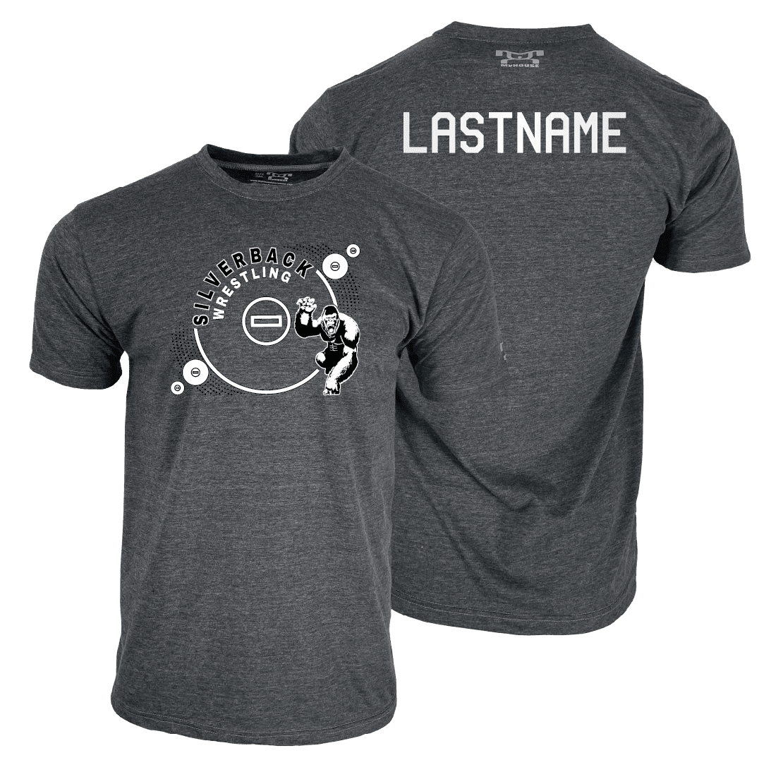 Silverback Wrestling Custom Heat Press Short Sleeve T-Shirt