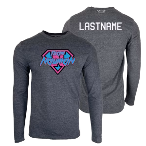 Team Nauman Diamond Custom Heat Press Long Sleeve T-Shirt