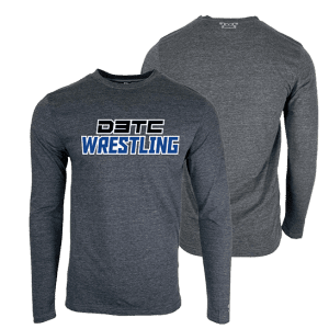 CONTEST D3TC Dark Grey Poly Decal Long Sleeve Tshirt