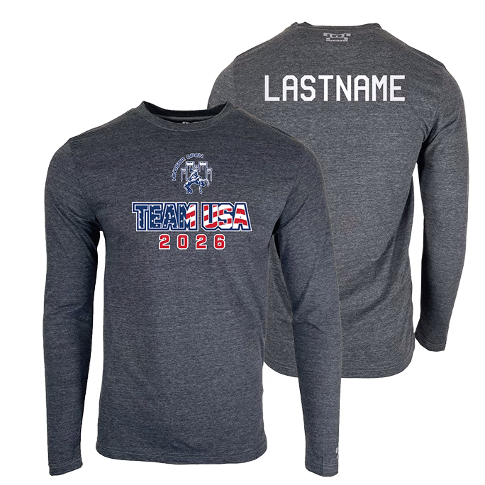 AAU International Custom Heat Press Long Sleeve T-Shirt