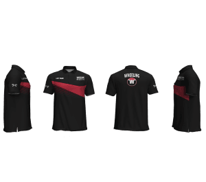 Greater Wheeling Wrestling Club Black Men's Custom Polo