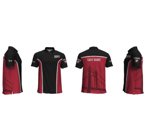 Greater Wheeling Wrestling Club Red Bridge Men's Custom Polo