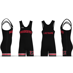 Modesto High School Varsity Men's Black Singlet