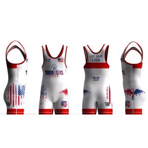 AAU International White Men's Singlet