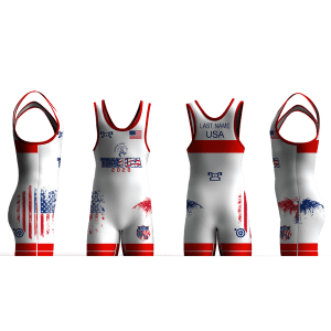 AAU International White Men's Singlet