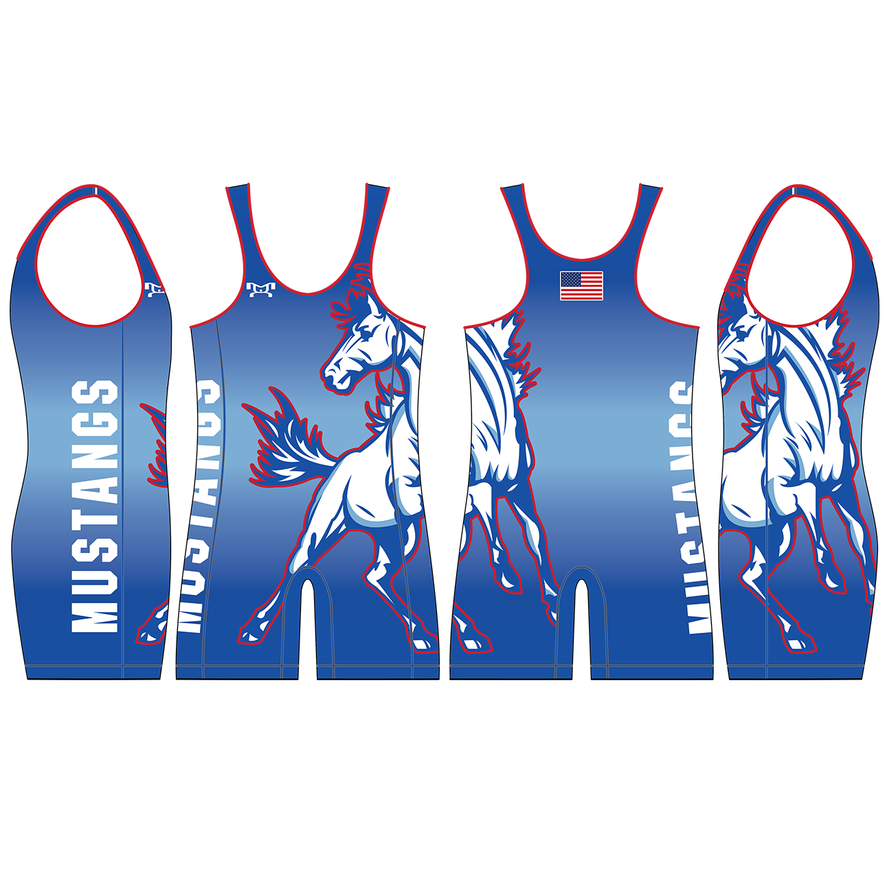 Laurel Highlands Youth Wrestling Men's Singlet