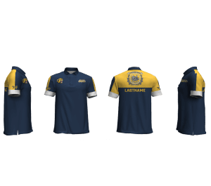 Parkersburg Youth Wrestling Navy Men's Custom Polo 2026