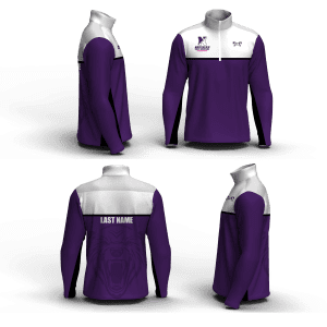 Northern York Youth Wrestling Lady Bears Men's Mid-Weight Custom Quarter Zip