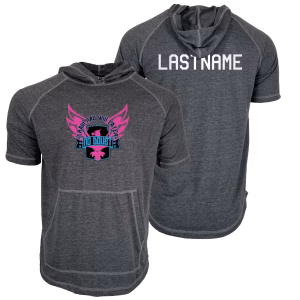 Team Nauman Phoenix Custom Heat Press Short Sleeve Hoodie T-Shirt