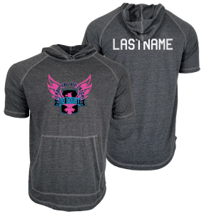 Team Nauman Phoenix Custom Heat Press Short Sleeve Hoodie T-Shirt