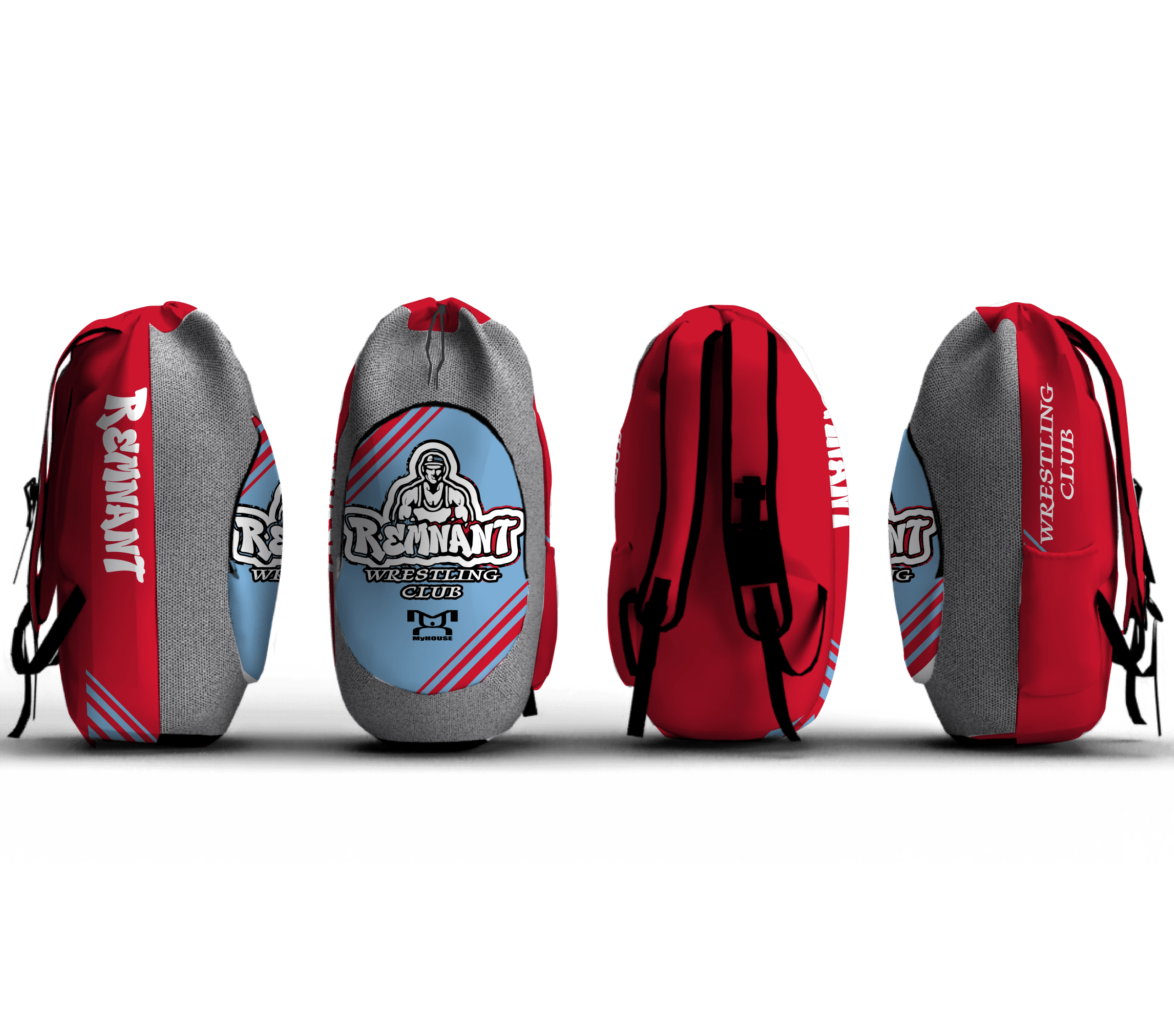 Remnant Wrestling Club Sublimated Custom Gear Bag