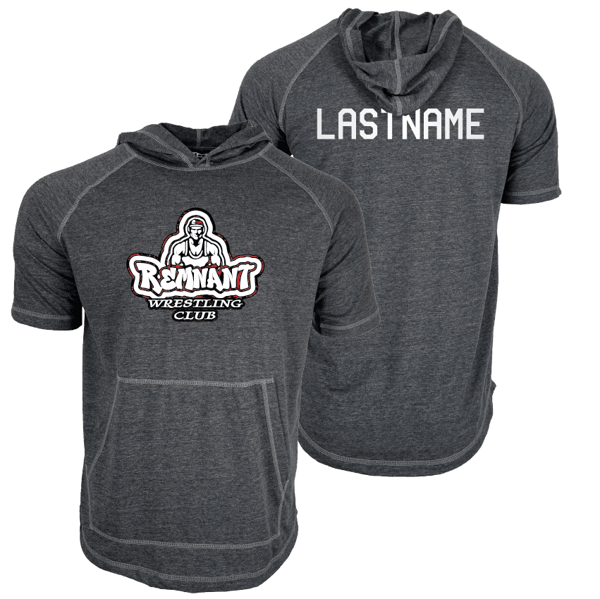Remnant Wrestling Club Custom Heat Press Short Sleeve Hoodie T-Shirt