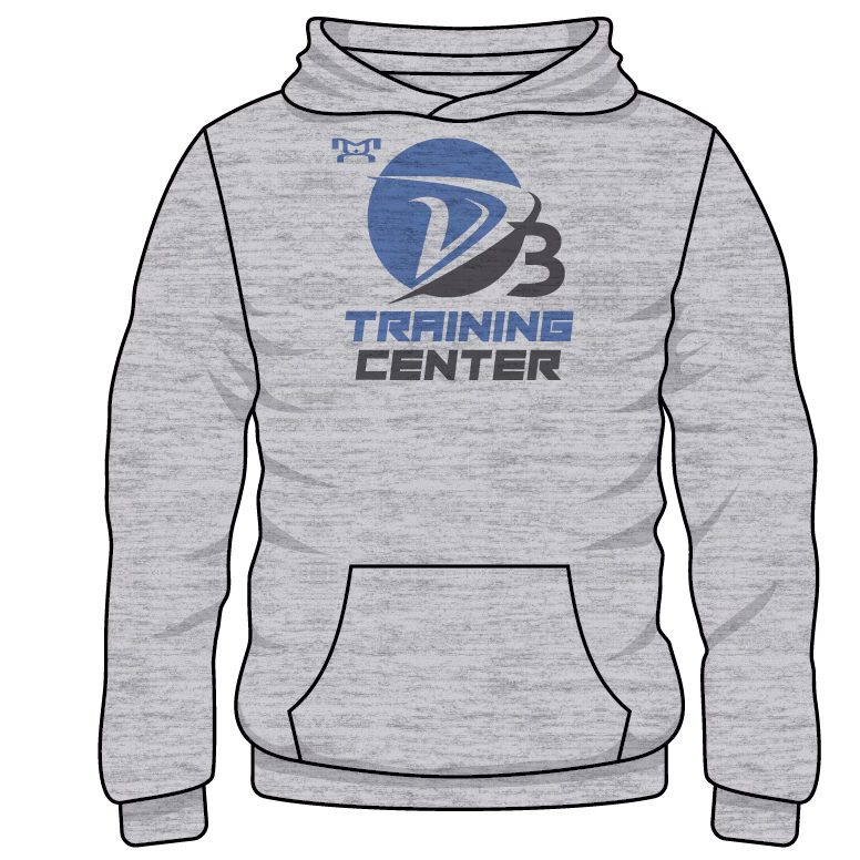 D3 Training Center Custom Sublimated Decal Hoodie