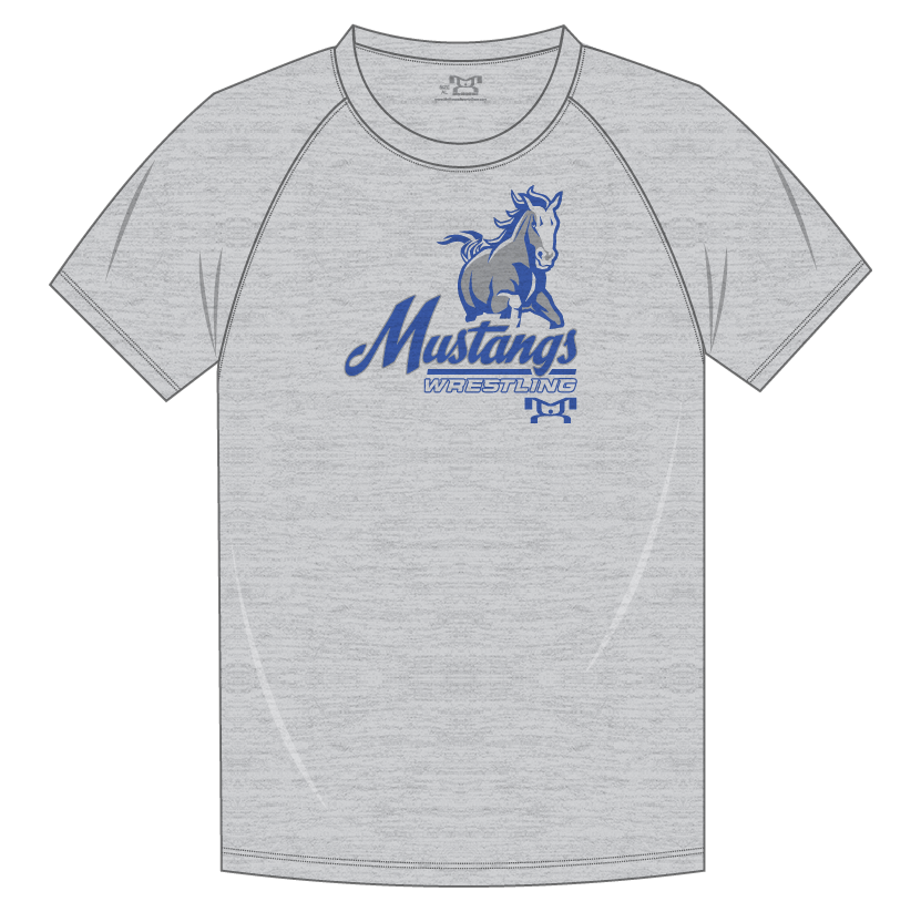Chancellor MS Mustangs Custom Sublimated Decal T-Shirt