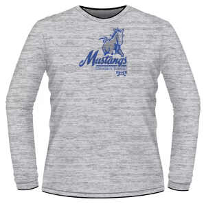 Chancellor MS Mustangs Custom Sublimated Decal Long Sleeve