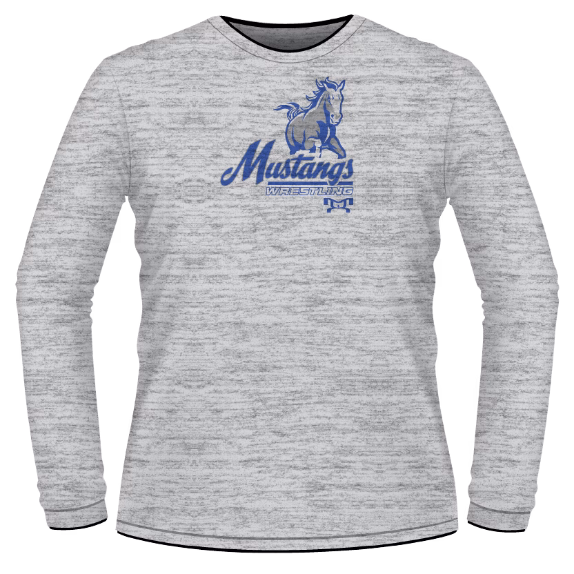 Chancellor MS Mustangs Custom Sublimated Decal Long Sleeve