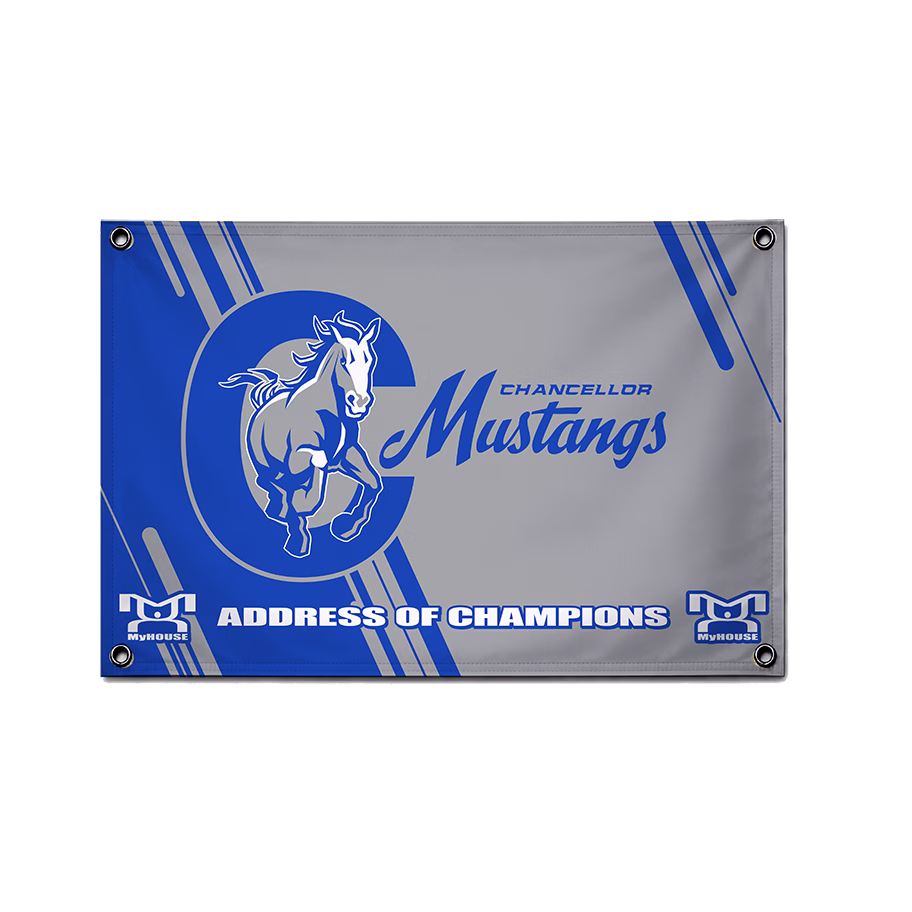 Chancellor MS Mustangs Custom Team Banner