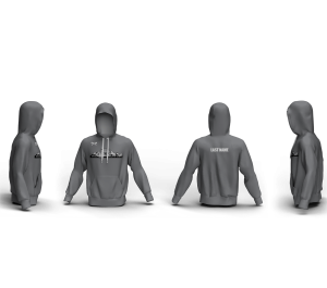 Bozeman Wrestling Club Grey Custom Unisex Sublimated Hoodie (2026)