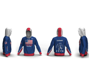 AAU International Custom Unisex Sublimated Hoodie